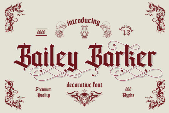 Bailey Barker Font for Bold Branding and Creative Projects