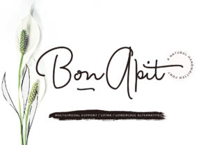 Bon Apit: A Sweet Hand-Lettered Script Font for Creative Makers