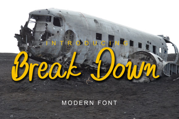 Break Down Font Review: A Creative Typeface for Makers and Sellers