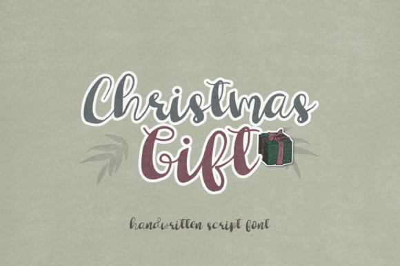 Christmas Gift Font: A Quirky Handwritten Style