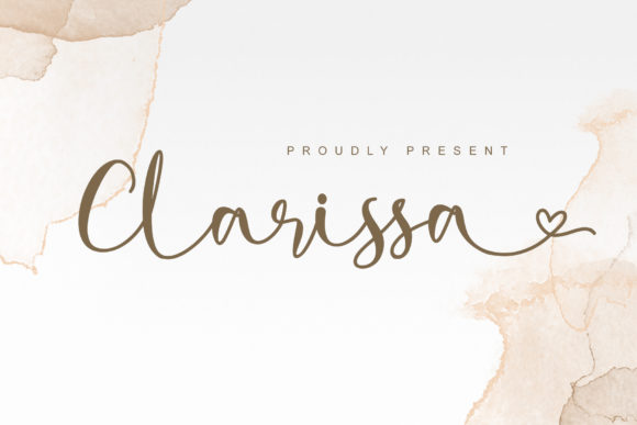 Clarissa Font: A Handwritten Script for Elegant Branding