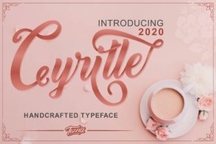 Cyrille: A Handwritten Font for Stylish Business Branding