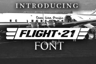 Flight 21 Font for Editorial Design and Creative Publishing