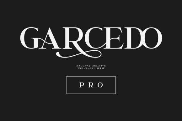 Garcedo: A Serif Typeface for Elevated Brand Identity