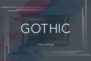 Gothic Thin Font for Modern and Professional Branding