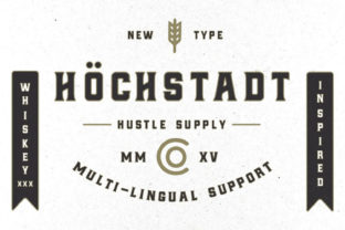 Höchstadt Font: A Vintage Serif for Digital Branding and Web Design