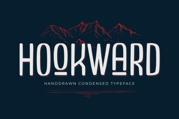Hookward: A Minimal Sans Serif Font for Creative Branding