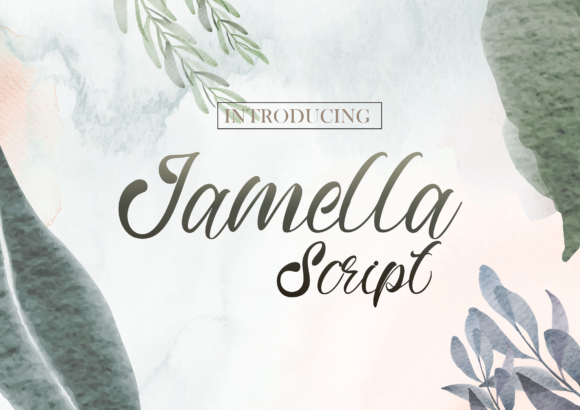 Jamella: A Handwritten Typeface for Editorial Elegance