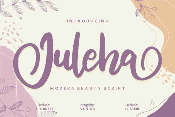 Juleha Font for Elegant Web Typography and Branding