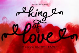 King of Love Font: A Script Typeface for Heartfelt Design
