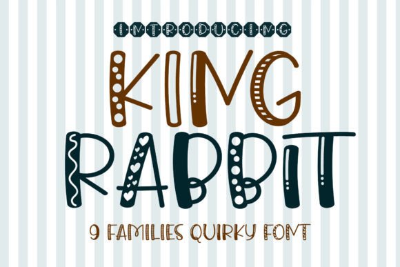 King Rabbit Font Brings Handwritten Charm to Design Projects