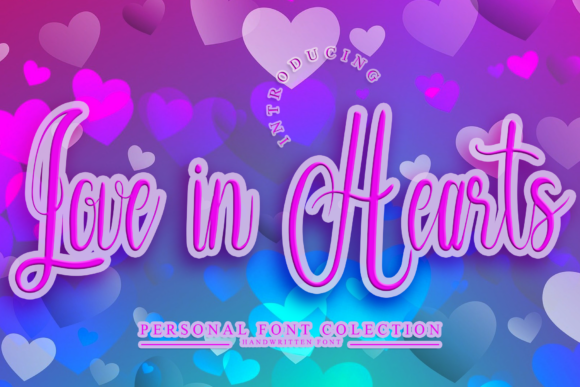 Love in Hearts: A Premium Script Font for Polished Branding