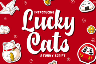 Lucky Cats Font: A Playful Script for Creative Typography