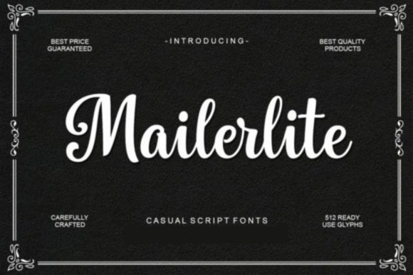 Mailerlite Font: A Versatile Script for Memorable Branding