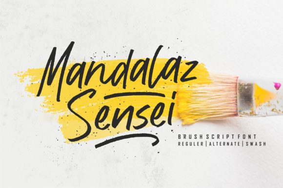 Mandalaz Sensei Font for Editorial Design and Nostalgic Typography