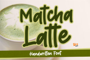 Matcha Latte Font: A Handwritten Script for Stylish Branding