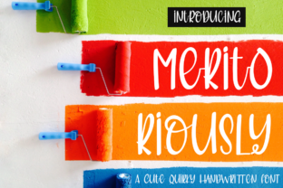 Meritoriously Font for Handmade Creations