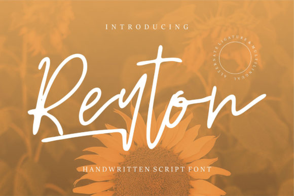 Reyton Font: Elevate Your Campaign Typography with Calligraphy Style