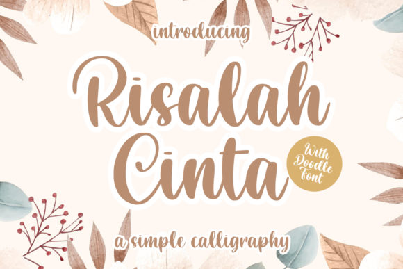 Risalah Cinta: A Script Font for Editorial Design