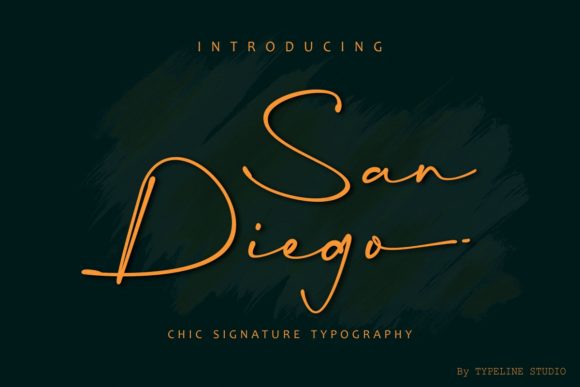San Diego Font: A Delicate Script for Strong Branding