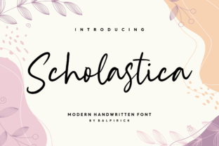 Scholastica: The Ultimate Handwritten Font for Elegant Designs