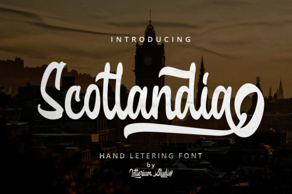 Scotlandia Font: A Bold Handwritten Typeface for Marketers