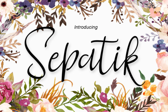 Sepatik: A Glamorous Script Font for Creative Branding