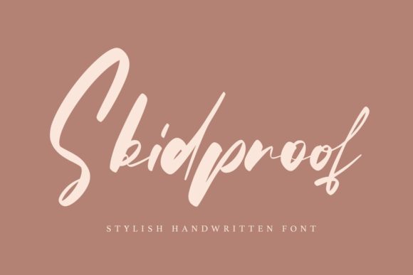 Skidproof: The Elegant Handwritten Font You Need