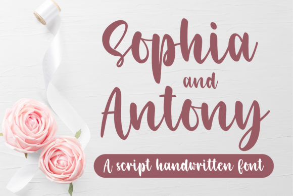 Sophia and Antony: A Bold Handwritten Font for Modern Web Design