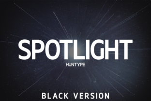 Spotlight Black: A Modern Typeface for Editorial Design