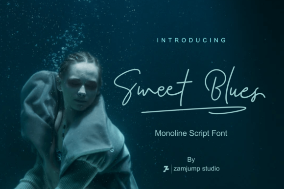 Sweet Blues Font: A Handwritten Typeface for a Polished Brand