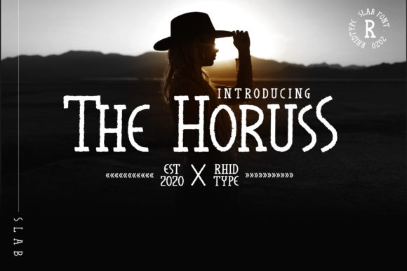 The Horuss Font for Editorial Design and Vintage-Inspired Typography