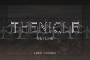 Thenicle Outline Bold: A Typeface for Creative Makers