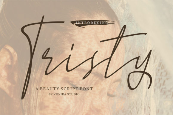 Tristy Font: A Handwritten Script for Creative Designers