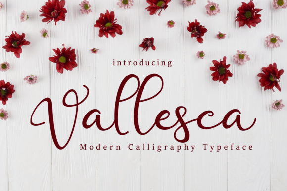 Vallesca Font: A Playful Script for Editorial Design
